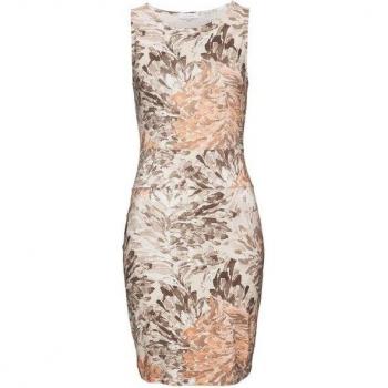 Gris Lascana Vestido de Tubo