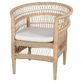 Sillón de ratán natural Malawi MISTERWILS