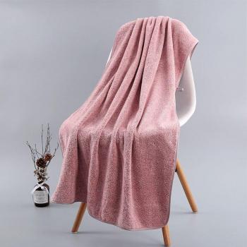 Serviette de bain en tissu microfibre charbon 70x140cm
