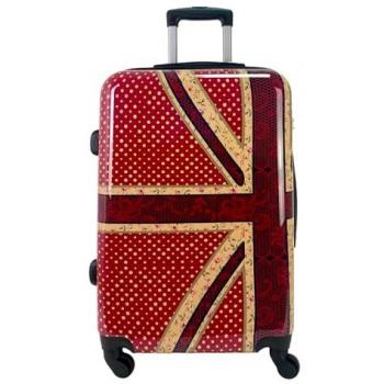 Maleta Coshano Grande Inglaterra Rojo