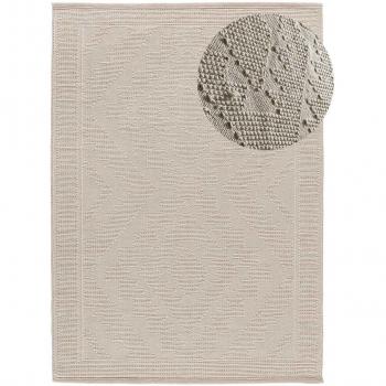 Atticgo Tapis Ethnique Relief Pamuk 40 Crème 160x230 Cm