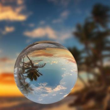 Handwerklicher Kristall-Glasball – Multifunktionaler Einsatz in Fotografie und Zuhause