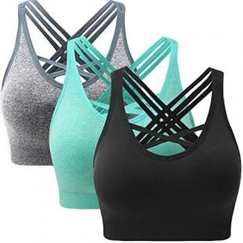 GymStrap Cross‑Back Impact Bra
