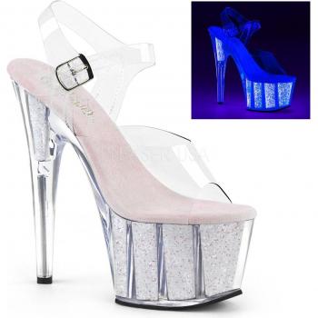 Pleaser ADORE-708UVG Neon High-Heel Sandalen