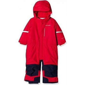 Mono de nieve Columbia Buga II para Niños, Talla 12/18, Rojo