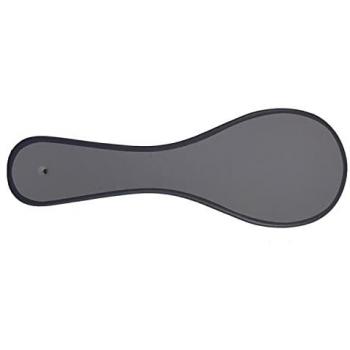 Versa Löffelablage aus Keramik in Grau (10 x 28 cm)