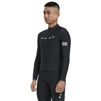 MAAP Evade Thermal 2.0 Langarmtrikot Herren schwarz