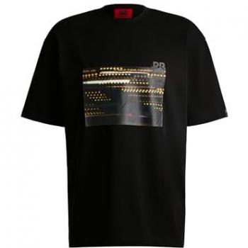 HUGO T-Shirt 'Daveley' Regular Fit Schwarz
