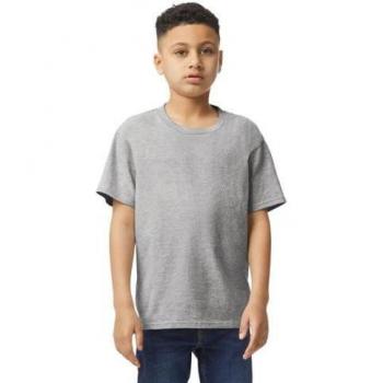Tee-shirt enfant uni, tissu coton léger, 12-13 ans – Gildan