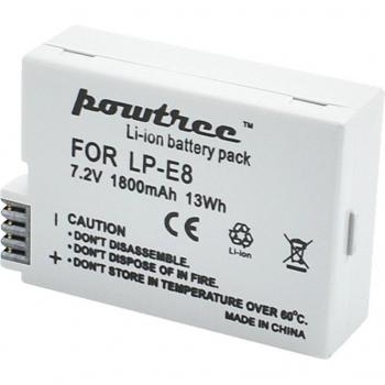 Batterie Powtree pour Canon EOS 600D 650D 550D 700D T4i T5i