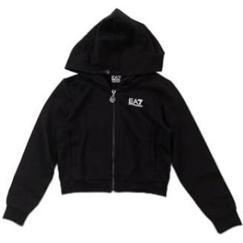 EA7 Emporio Armani Girls' Black Full Zip Sweatshirt