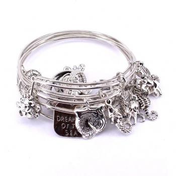 Joyería Mixta: Pulseras de Estrella de Mar y Delfín