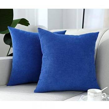 Cuscinetto Fodera Blu Navy 20x20 pollici con cerniera invisibile
