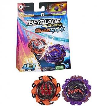 Pack Double Beyblade Burst QuadStrike Ambush Nyddhog et Chain Poseidon