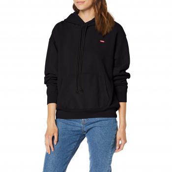 Hoodie Levi's unbasic, Negro (Mineral Black 0001), Large para Mujer