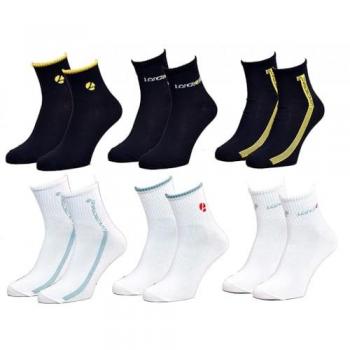 Pack de Socquettes Longboard Homme – 6 Paires Variées