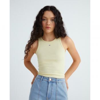 Tommy Jeans Damen-Top Gelb M – Denim Buddies
