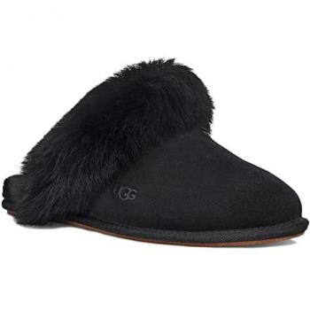 UGG Women's Disquette Black Sheepskin Comfort Slippers – Size 11