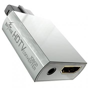 Mayflash HDMI Adapter for Classic Consoles: N64, GameCube, SNES, Super Famicom (White)