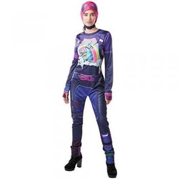 Costume de guerre Brite Bomber – Uniforme Fortnite pour femmes adultes : Taille moyenne UK 12-14