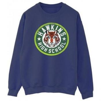 Hawkins Tiger Kreis Pullover für Männer XXL in Weiß