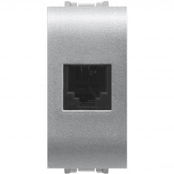 Fitting Telefonico RJ11 14084/TEC Grigio