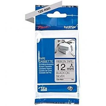 Etiquette ruban pour imprimante Brother TZER931 12mm noir