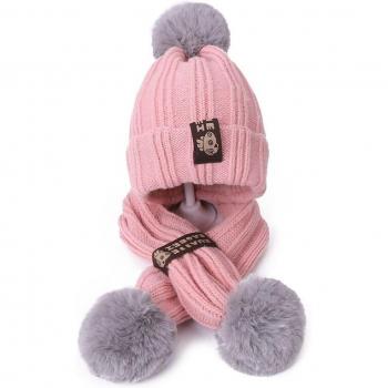 Kids Winter Hat and Scarf Combo
