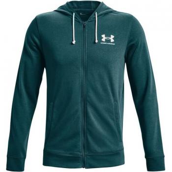 Chaqueta Under Armour Rival Terry en Color Turquesa para Hombre