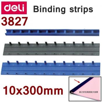 Deli 3827 PVC Binding Strips for Comb Binding