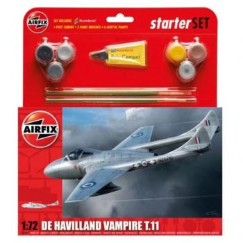 Airfix De Havilland Vampire T.11 Starter Set
