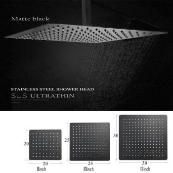 LANGYO Stainless Steel Rain Shower Head
