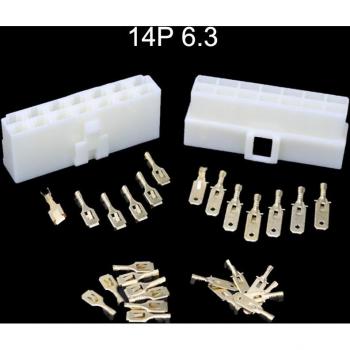 Lot 5 Connecteurs Mâle/Femelle 6.3 mm pour Véhicules