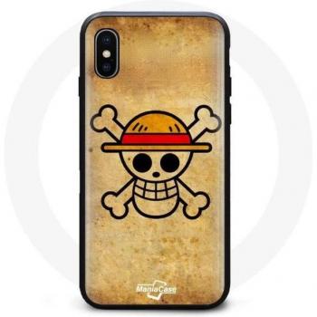 Coque iPhone XS Max One Piece Symbole de Luffy