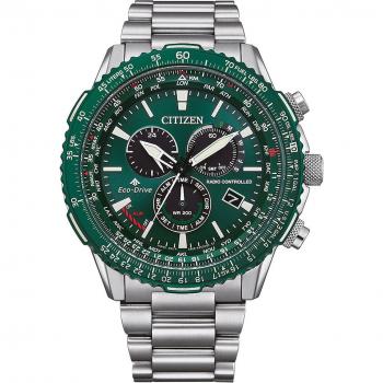 Citizen Promaster Sky A-T Green Dial Men's Diver's Watch