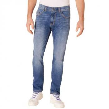 Pioneer Rando Straight-Jeans Herren Mid Blue Used 40/32
