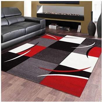 Tapis Entrée DIAVIRGULE rouge 60x110 cm