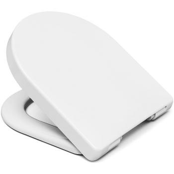 Weißer Toilettensitz aus Juist mit SoftClose-Technik