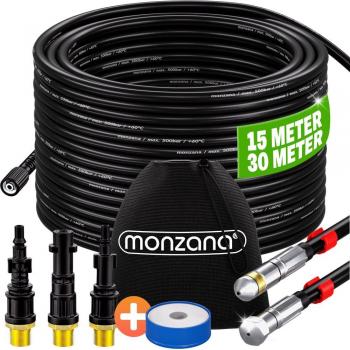 Set de Limpieza de Tuberías Premium 5 Piezas 30m 200 Bar
