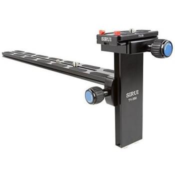 SIRUI TY-350 Objektivschiene (Alu, 1/4 und 3/8, Schiene: 35cm, 0.45kg, Belastbarkeit: 8kg, Arca-Swiss kompatibel)