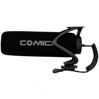 Comica SCS-10A Shotgun Microphone – Schwarze Super‑Cardioid Kondensatorversion