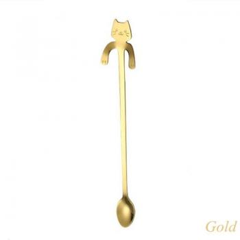 304 Stainless Steel Cat Coffee Spoon