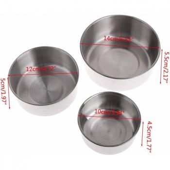 Stainless Steel Animal Feeding Cup