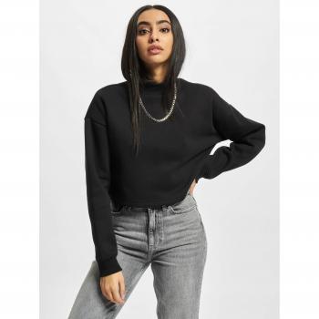 Black High-Neck Cropped Urban