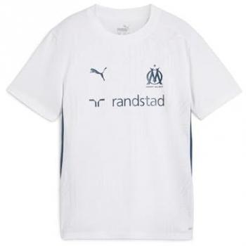 Puma Maglietta da Allenamento A Maniche Corte Junior Olympique Marseille Bianco/Blu