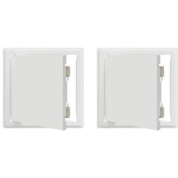 Panneau d'Accès 2 pcs 20x20 cm en Acier