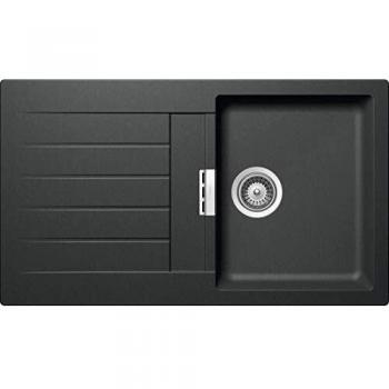 SCHOCK 86x50 cm Küchenpult mit CRISTALITE Granitspüle – Roca