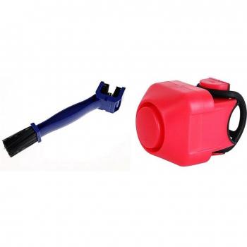 Cepillo de cadena y campana de seguridad para bicicleta 130DB