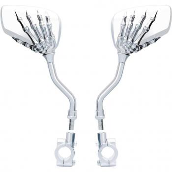 Chrome-Plated Bike Rear View Mirrors