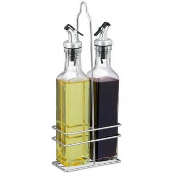 Set de 2 Aceiteras Transparentes Relaxdays 300 ml